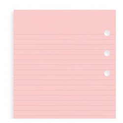 Notizpapier pink liniertFilofax Personal