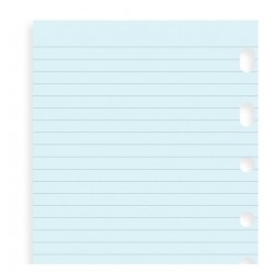 Notizpapier blau liniertFilofax Pocket