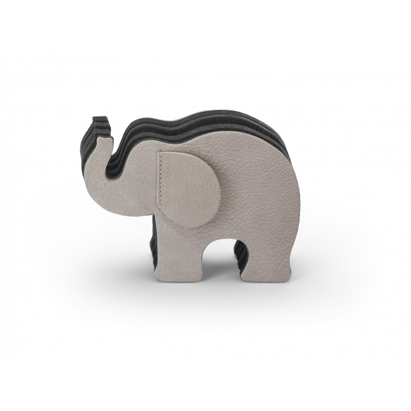 Stifteköcher Elefant kleinGraf von Faber-Cstell Nubuk grau