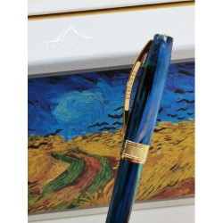 TintenrollerViscontiVan Gogh Wheatfield vergoldet