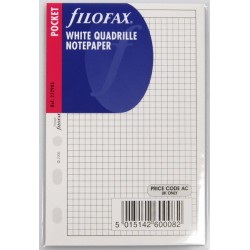 Notizpapier weiss kariert
Filofax Pocket_12776