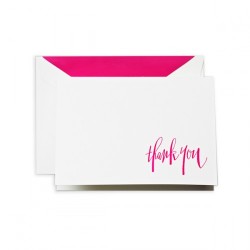 Kartenbox Thank youCrane pink