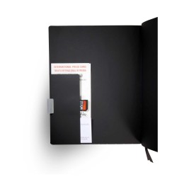 Notizbuch Whitebook Medium-Slim Softleder Hermes Orange