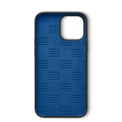 Hard phone case for Apple iPhone 14 Pro MaxMontblancSilicone Schwarz