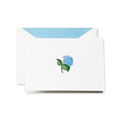 KartenboxCraneHortensie blau