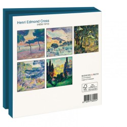 Kartenmappe QuadratischKunstkarten / Henri Edmond Cross