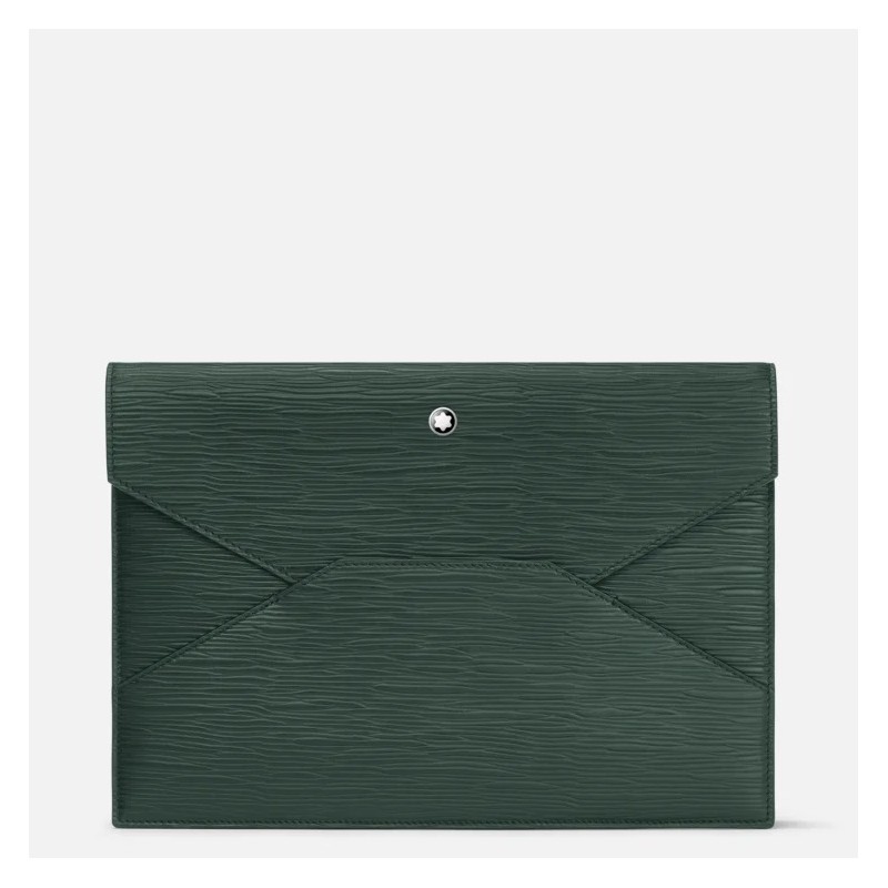 Envelope TascheMontblancMeisterstück 4810 Leder Britisches Grün