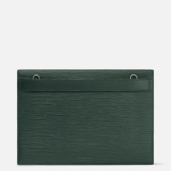 Envelope TascheMontblancMeisterstück 4810 Leder Britisches Grün