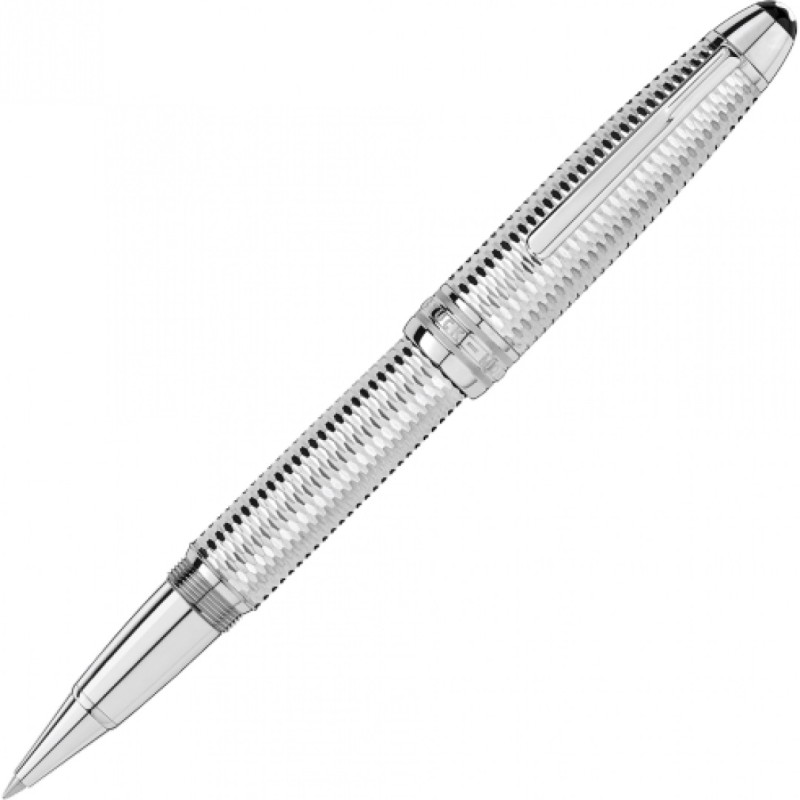 TintenrollerMontblancSolitaire Geometry LeGrand Platinum