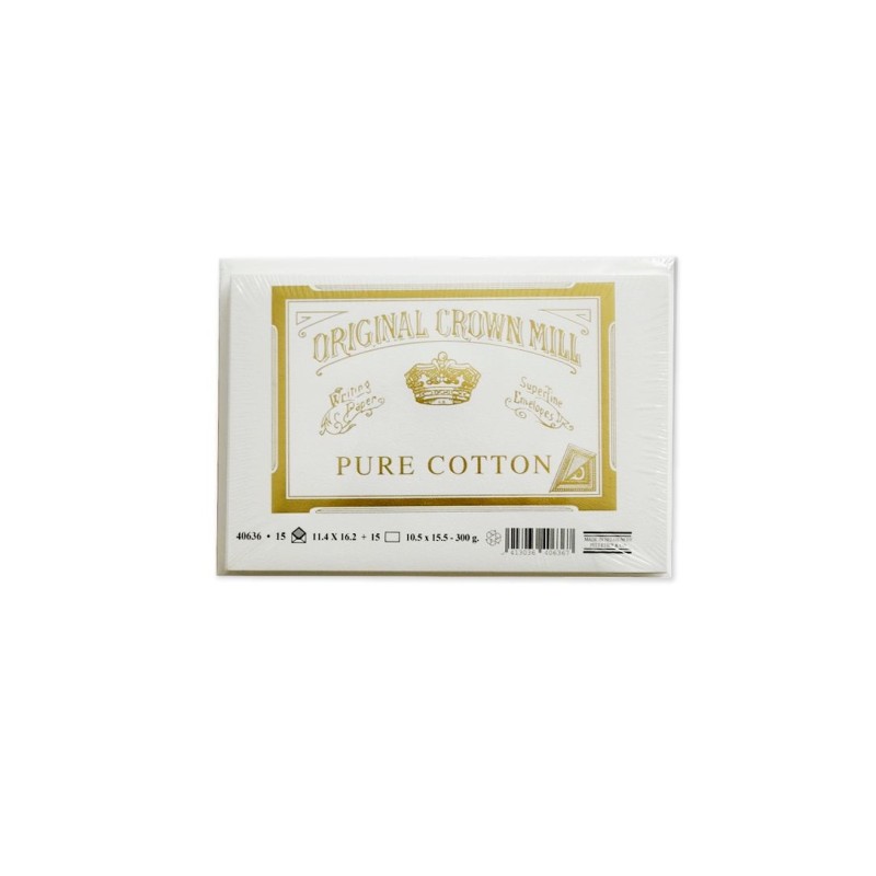 Karten und BriefumschlägeCrown MillPure Cotton A6/C6