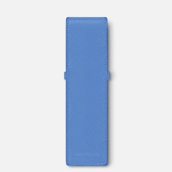 Etui für 2 SchreibgeräteMontblanc Sartorial Leder Dusty Blue