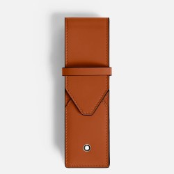 Etui für 2 SchreibgeräteMontblanc Meisterstück Leder cognac