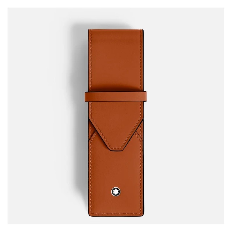 Etui für 2 SchreibgeräteMontblanc Meisterstück Leder cognac