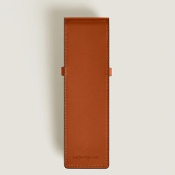 Etui für 2 SchreibgeräteMontblanc Meisterstück Leder cognac