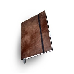 Notizbuch Whitebook Large Antik Braun