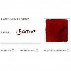 Tintenglas Landolt-ArbenzBlut-Rot Red Dragon
