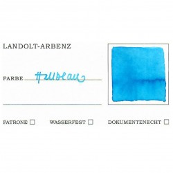 Tintenglas Landolt-ArbenzHell-Blau Beau blue