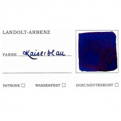 Tintenglas Landolt-ArbenzKaiser-Blau Majestic Blue