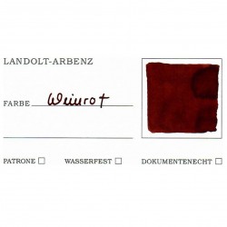 Tintenglas Landolt-ArbenzWeinrot Oxblood