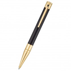 KugelschreiberS.T. DupontD-Initial Dou schwarz-vergoldet