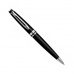 KugelschreiberWatermanExpert schwarz matt versilbert
