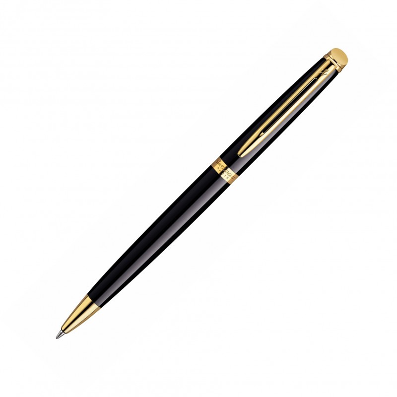 KugelschreiberWatermanHmisphre Lack schwarz-vergoldet