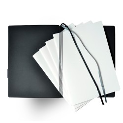 Notizbuch Whitebook Large Slim Antik braun