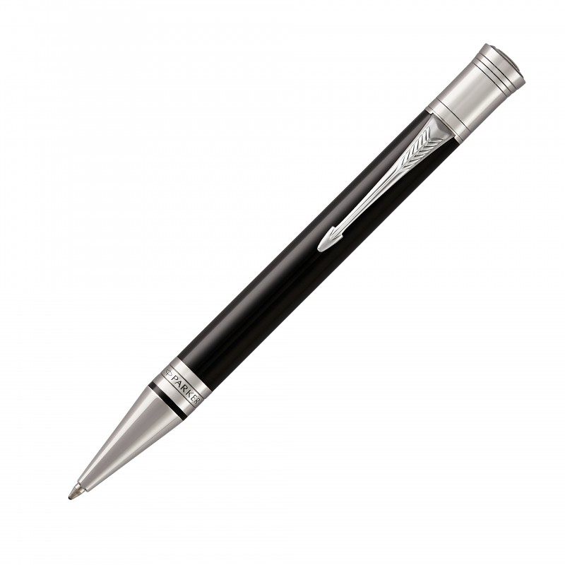KugelschreiberParkerDuofold Classic schwarz-versilbert