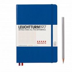 Notizbuch A5
Leuchtturm 
Königsblau dotted