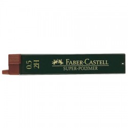 Bleistiftminen 0,5
Faber-Castell
Super-Polymer-Feinminen 2H_7286