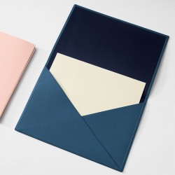Envelope Pocketfolio 
Treuleben
Leder Prussian Blue_9713